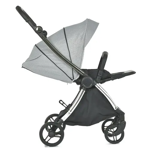 Детская прогулочная коляска-книга El Camino ME 1078 Versa Melange Gray Серая - фото 4
