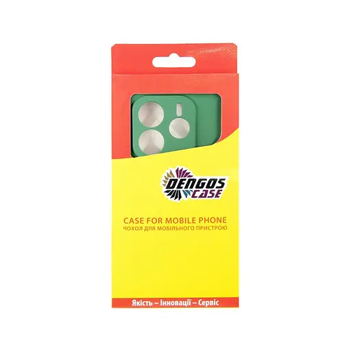 Чохол до мобільного телефона Dengos Kit Xiaomi Redmi Note 14 case Soft + glass (Mint) (DG-KM-131) - фото 4