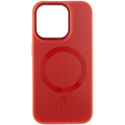 Чохол Epik TPU+Glass Sapphire Midnight Open Camera with MagSafe для Apple iPhone 15 Pro 6.1 Червоний/Red