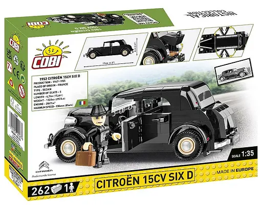 Конструктор COBI автомобіль Citroen 15CV six D 1:35 2267 - фото 7