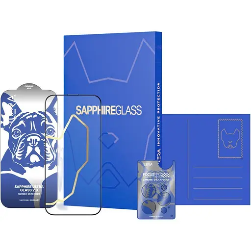 Захисне скло iLera Sapphire Ultra + для Apple iPhone 17 (ILSPDLPL17) [144390] - фото 2