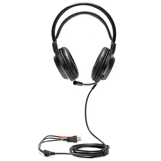 Навушники дротові Hölmer ігрові з підсвіткою (H-01GS) - фото 9