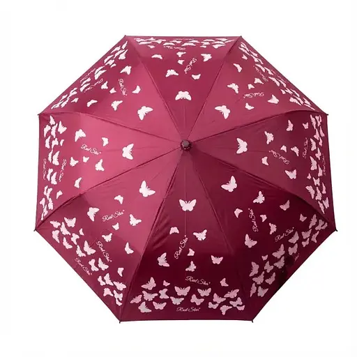 Парасоля Yiwu HP-23-2R напівавтомат складна 97 см червона - фото 2