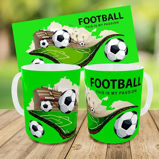 Набір дитячий Футбол рюкзак рюкзак 36х27см сумка-бананка, кружка з принтом для хлопчика (01604) - фото 9