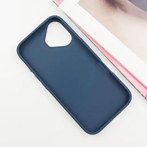 Чохол Epik TPU Bonbon Metal Style with MagSafe для Apple iPhone 16, 6.1 Синій/Cosmos Blue - фото 2