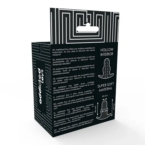 Анальний тонель Addicted Toys Medium 9.5 см (прозорий) - фото 5