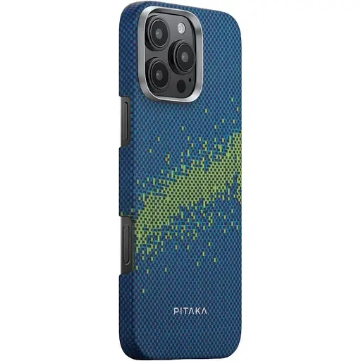 Чехол Pitaka Tactile Woven Case StarPeak MagEZ Lumintex Edition для Apple iPhone 16 Pro Milky Way Galaxy (KI1603PMYG) [128402] - фото 2