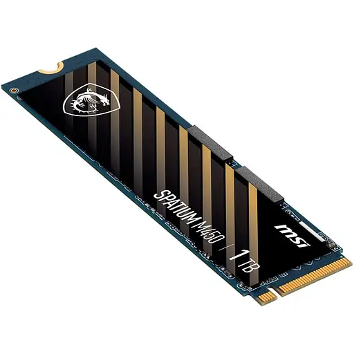 Накопитель SSD MSI m.2 NVMe 1TB Spatium M450 3D NAND TLC PCIe Gen4 (S78-440L870-P83) (S78-440L0M0-P83) - фото 2