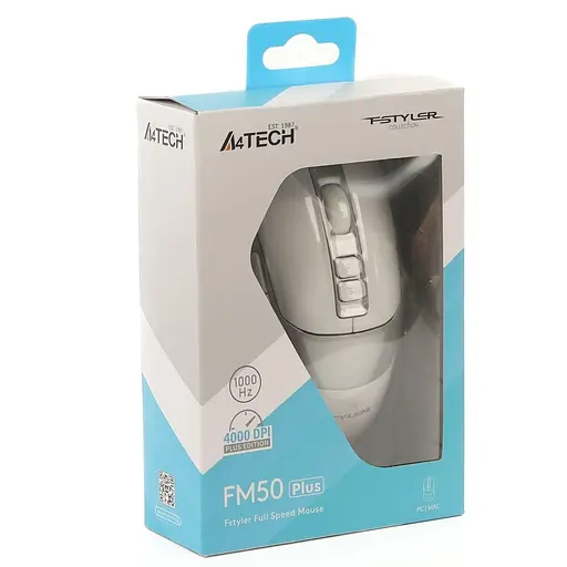 Миша A4Tech Fstyler FM50 Plus (White) USB (FM50 Plus (White)) - фото 10