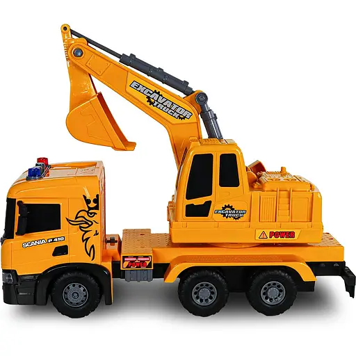 Автомодель TechnoDrive Super Big Truck Экскаватор Scania (5006KS) - фото 2
