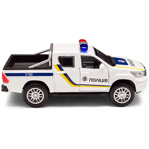 Автомодель TechnoDrive Toyota Hilux Полиция (KM250426) - фото 5