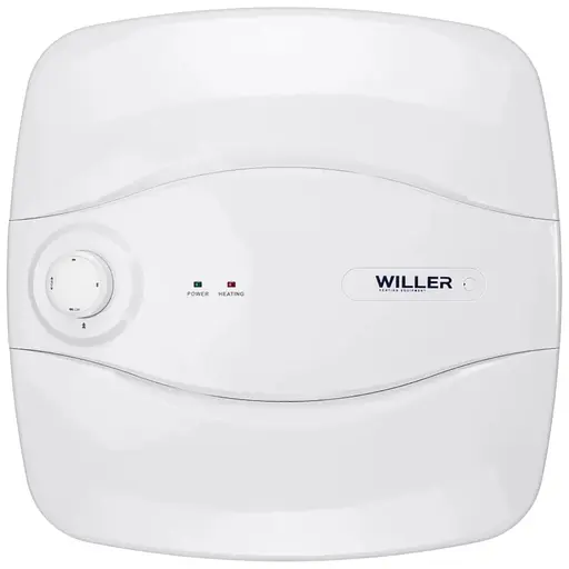 Водонагреватель Willer Optima Mini, 1500 Вт, мокрый ТЭН, 10 л, квадратный, вертикальный, под мойкой, белый (PU10R) - фото 1