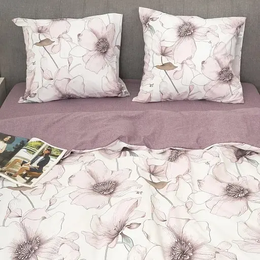 Комплект постільної білизни Viluta євро ранфорс 24303 100% бавовна - фото 2