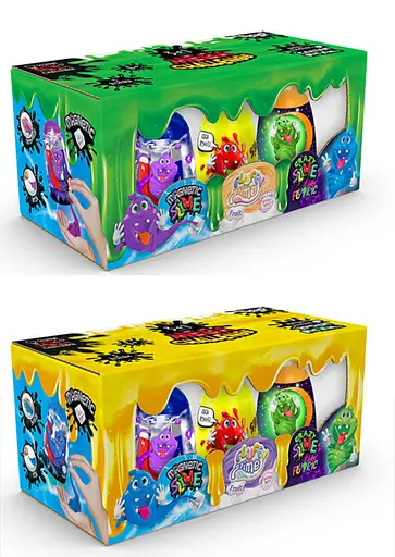Вязкая масса 3 в 1 Magnetic Slime, Fluffy Slime, Crazy Slime Fluoric, украинская/русская, Danko Toys - фото 2