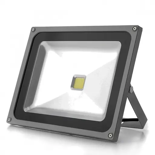 Прожектор Brille уличный LED влагозащищенный IP65 HL-13/50W CW COB серый
