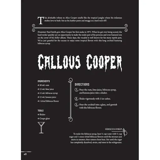 Metal Cocktails. 42 Recipes Inspired by the World's Biggest Bands - фото 2