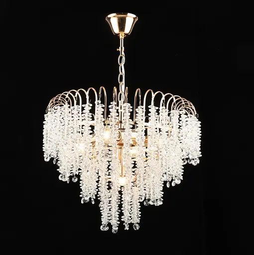 Люстра підвісна кришталева E2689/5, Золото
