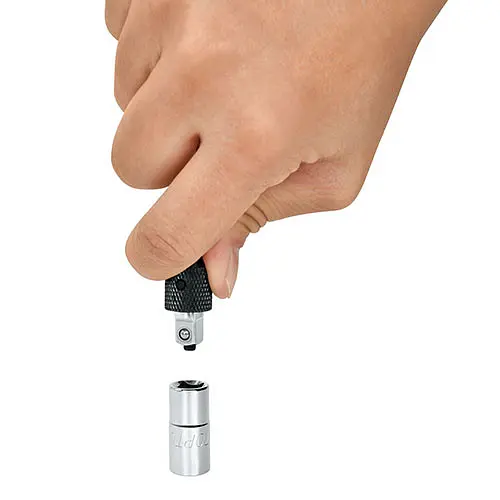 Вороток Т-подібний з тріскачкою 1/4" 72 зубці L=132*260 мм Toptul 000256502 - фото 2