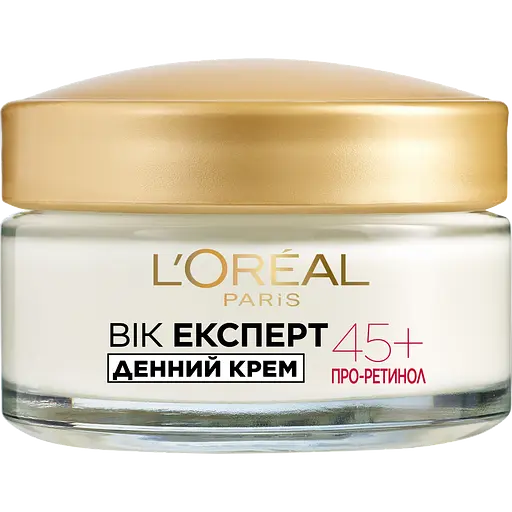 Набір: нічний крем для обличчя L'Oreal Paris Вік експерт 45+ Ліфтинг-догляд проти зморщок 50 мл  + денний крем для обличчя L'Oreal Paris Вік експерт 45+ Ліфтинг-догляд проти зморщок 50 мл - фото 3