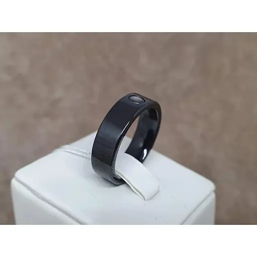 Срібне кільце Aurora з керамікою. С1142Ч 18 - фото 3