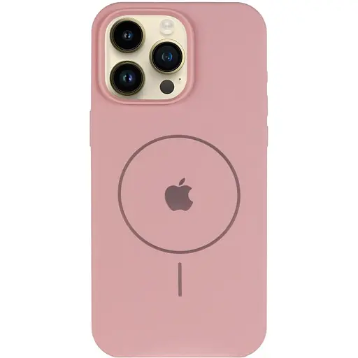 Чохол Epik Silicone Case Full Protective AA V2 with MagSafe для Apple iPhone 16 Pro 6.3 Рожевий/Pink Sand - фото 3
