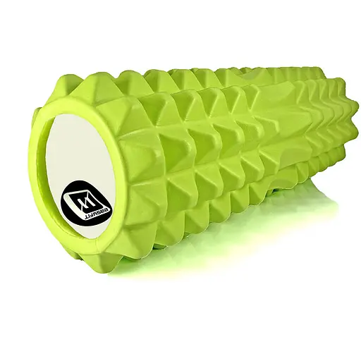 Массажный ролик EasyFit Grid Roller 33 см v.1.2 Салатовый (EF-2022-GN) - фото 1