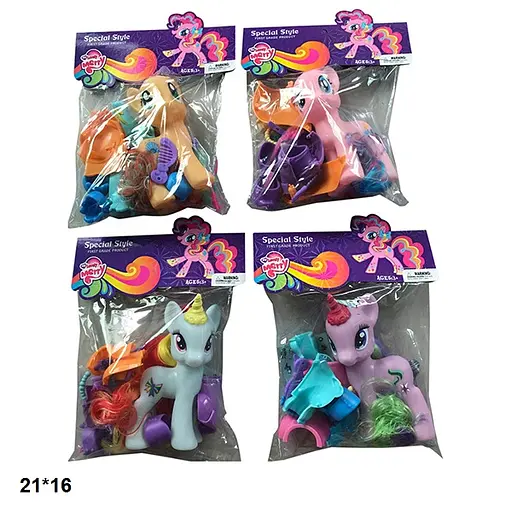 Пони/единорог с аксессуарами, P199 (в ассортименте) - фото 3