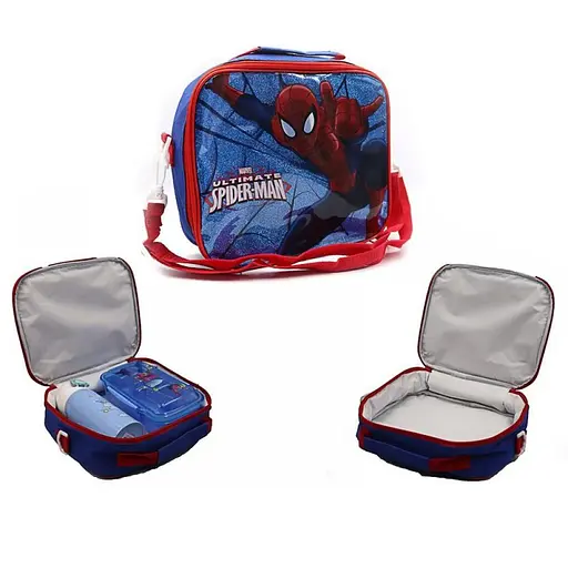 Термосумка детская, 1 отделение, Герои мультфильмов, L, 2 ручки, 24x21x7.5 см, 0567P (в ассортименте)