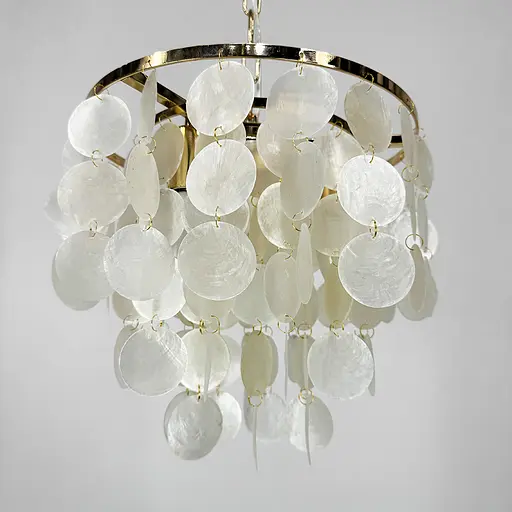 Золотой подвес ATHELIA с перламутровыми пластинами | Line F | Арт. 1537-300 GD - фото 7