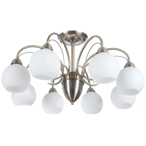 Люстра потолочная Brille классическая E14 60W BZ (LK-168C/8)