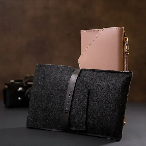 Женский кожаный кошелек Grande Pelle 21х10х2 см acs0018766 - фото 10