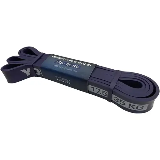 Резинка для фитнеса York Fitness 17,5-35кг - 2080x29x4,5 мм, фиолетовый - фото 3