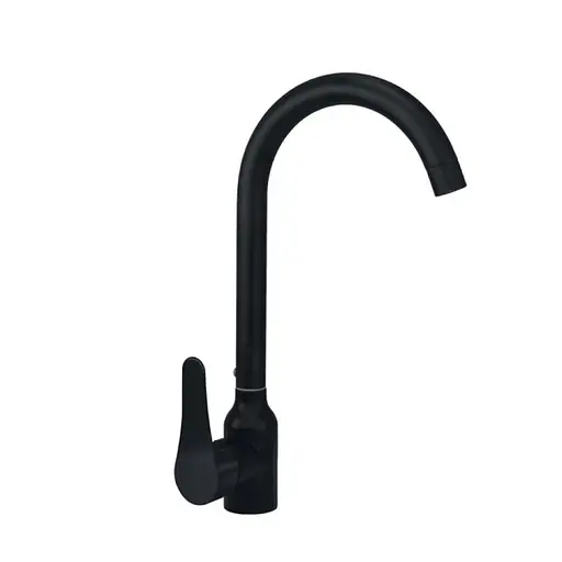 Смеситель для кухни Champion SAP-011 Black CH6450 Черный матовый - фото 1