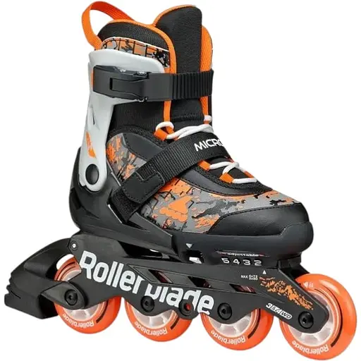 Ролики Rollerblade Microblade SL 33-36.5 Black/Orange (1012-86B0751540-NC01-33-36.5)