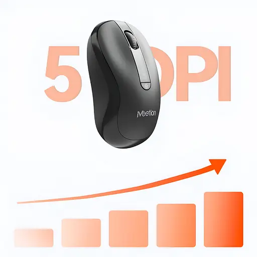 Беспроводная мышь MEETION BTM185 2.4G+Bluetooth черная - фото 9