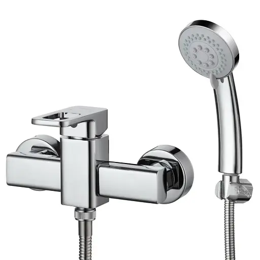 Змішувач для душу Troya NOD5-A188 одноважільний з душовим набором Хром 30412 - фото 1