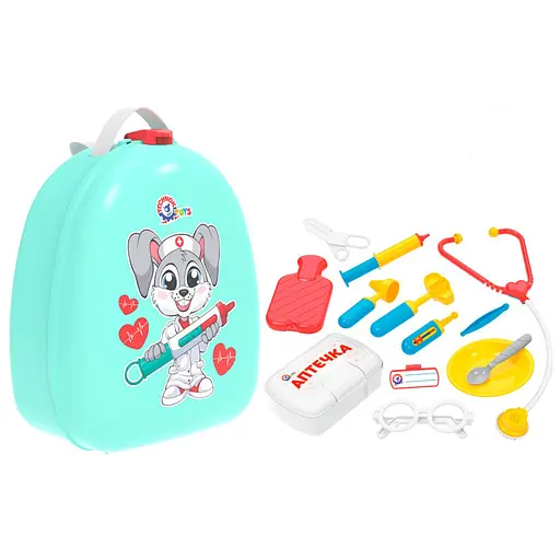 Іграшка "Набір лікаря в рюкзаку" ТехноК 8638, 13 предметів - фото 1