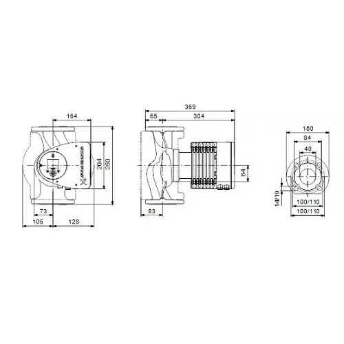 Циркуляційний насос Grundfos Magna3 40-120 F 250 (97924270) - фото 2