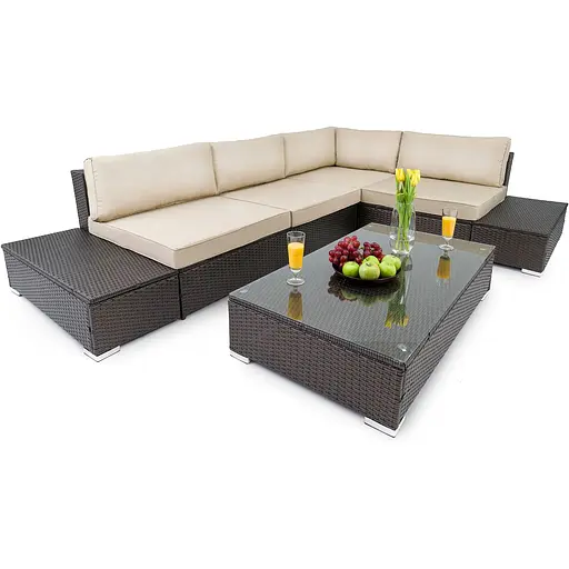 Набор садовой мебели Di Volio Malpensa Коричневый/Бежевый - фото 2