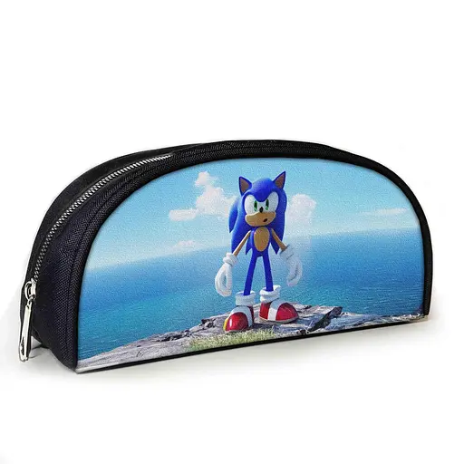 Пенал шкільний з принтом Супер Сонік 23х10х8 см дитячий для дівчинки, хлопчика (3918)