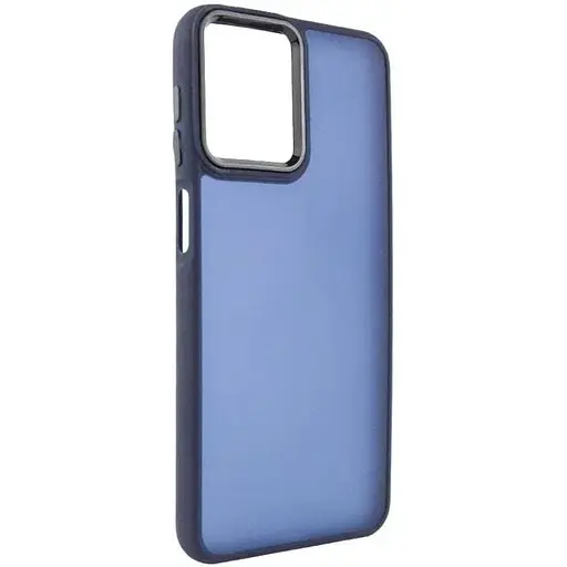 Чохол Epik TPU+PC Lyon Frosted для Oppo A3 4G/A3x 4G/ A40m Navy Blue - фото 1