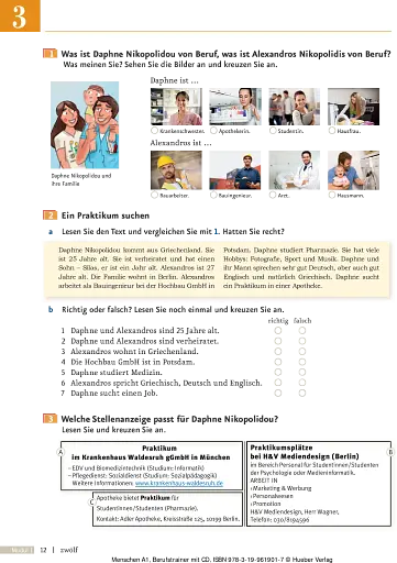 Menschen A1. Berufstrainer mit Audio-CD - фото 8