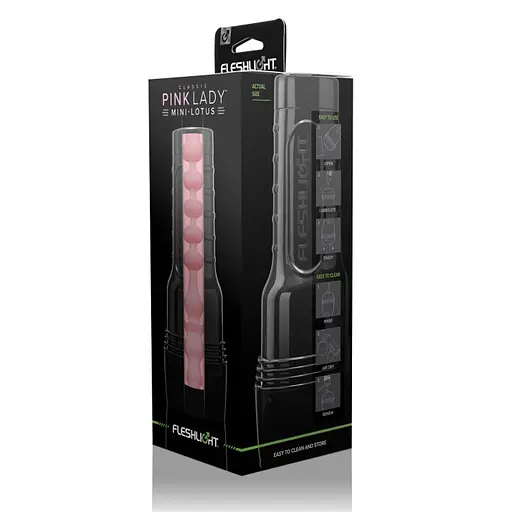 Мастурбатор Fleshlight Pink Lady Mini-Lotus рожевий - фото 2