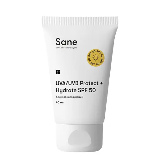 Крем для лица Sane SPF 50 солнцезащитный 40 мл