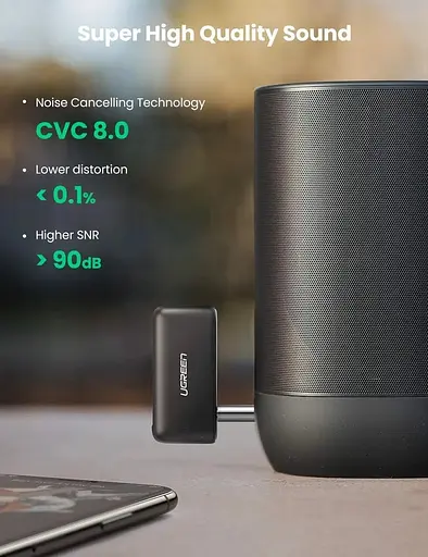 Bluetooth-ресивер UGREEN CM276 Bluetooth 5.0 Receiver Audio Adapter(UGR-70303) - фото 6