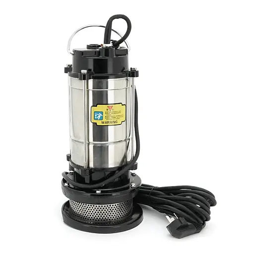 Занурювальний насос 750W 220V до 1.5 м³/год підйом до 18 м 25 мм нержавіюча сталь 410х200х235 мм 7,67 кг. + перехідник - фото 3