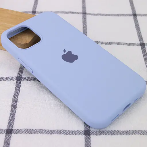 Чохол Silicone Case Full Protective (AA) для Apple iPhone 16 Pro (6.3) Блакитний / Lilac Blue - фото 2