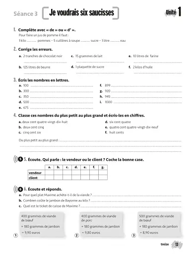 Merci! 3. A2. Cahier d`exercices - фото 6