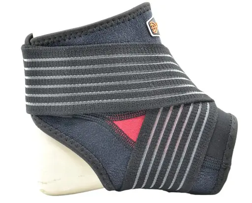 Бандаж на голеностоп Power System PS-6013 Neo Knee Support Black/Red M (1 шт) (PS-6013_M_Black-Red) - фото 6