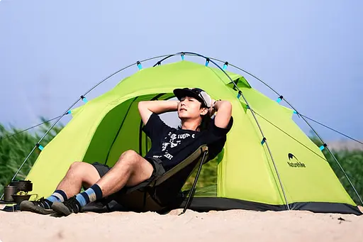 Намет двомісний Naturehike CNK2450WS030 Зелений - фото 7